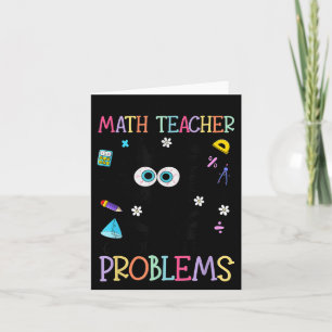 Carte Rétro Je Suis Un Prof De Maths Bien Sûr J'ai Des P