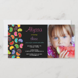 Carte Retro Jellybean Pop Sweet Candy Whimsical Annivers
