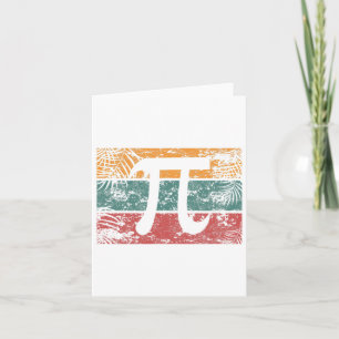 Carte Retro Jour Vintage Pi 2025 Geek de mathématiques E