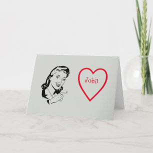 Carte Retro Joyeux Anniversaire Personnalisable pour lui