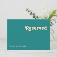 Rétro moderne | SIGNE RÉSERVÉ Turquoise