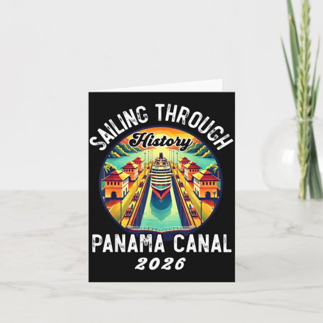 Carte Retro Panama C Panama Waterway Sailing Cruising 20 (Devant)
