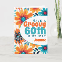 Retro Super 60e anniversaire Flower Power