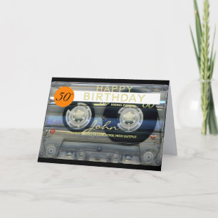 Carte Retro T2 Audiotape 50e anniversaire recto-verso No