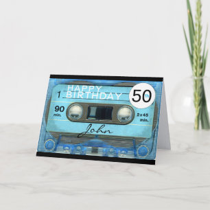 Carte Retro T4 Audiotape 50e anniversaire recto-verso No