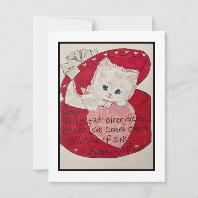 Carte Retro Valentine (Devant)