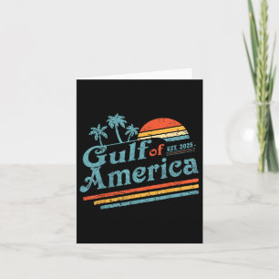 Carte Retro Vintage Gulf Of Us America 2025 American Fla