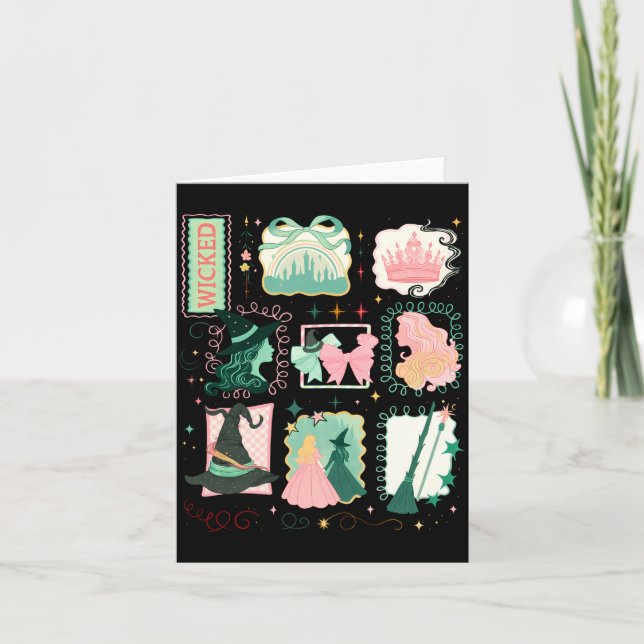 Carte Retro Wicked Stamps Christmas Vibes Clothing Long  (Devant)