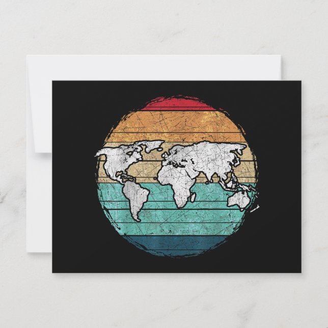Carte Retro World (Devant)