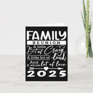 Carte Réunion de famille 2025 Amoureux de famille amusan