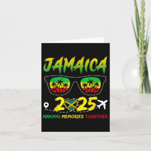 Carte Réunion de famille Jamaïque 2025 Création de souve
