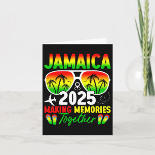 Carte Réunion de famille Jamaïque 2025 Vacances Création