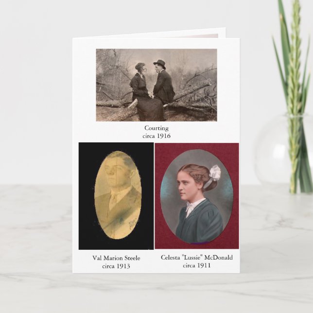 Carte Réunion familiale Steele (Devant)