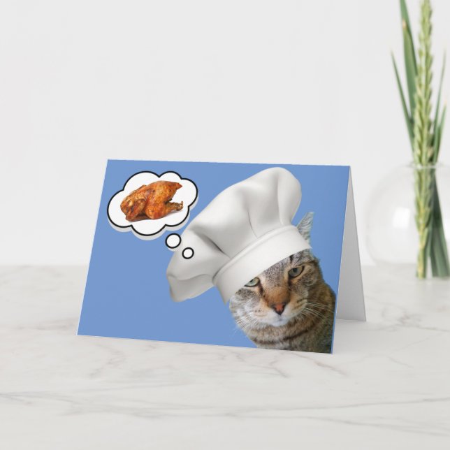 Carte Rêve De Chat De Poulet Se Bien (Devant)