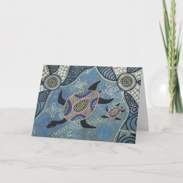 Carte Rêve de tortue (Devant)