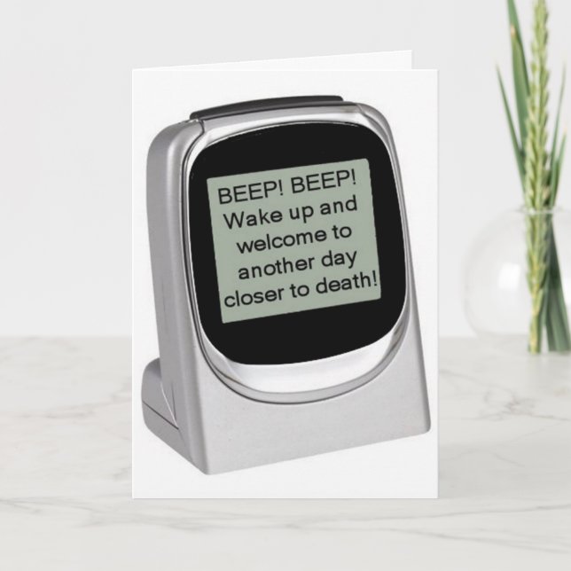 Carte Réveillez-vous ! (Devant)