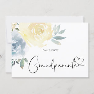 Carte Révélation de la grossesse Grands-parents Nouveau 