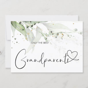 Carte Révélation de la grossesse Grands-parents Nouveau 