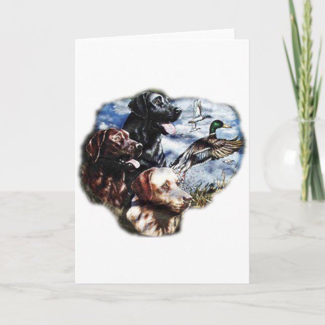 Carte Rêver de la chasse au canard (Devant)