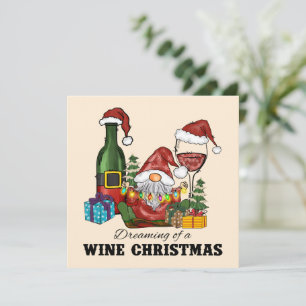 Carte Rêver d'un Noël de vin