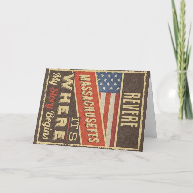 Carte Revere Massachusetts (Devant)