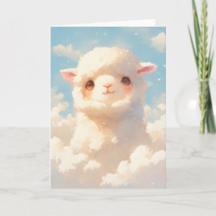 Carte Rêves d'Alpaca duveteux