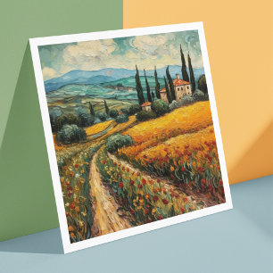 Carte Rêves toscans dorés