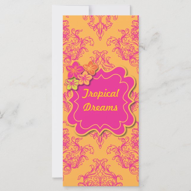 Carte Rêves tropicaux (Devant)