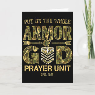 Carte Revêtez la pleine armure de Dieu - Religion chréti