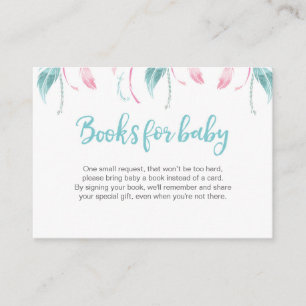 Carte rêveuse d'insertion de baby shower de