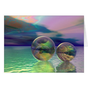 Carte rêveuse d'océan