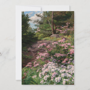 Carte Rhododendron rose et blanc   Thomas Allen, Jr.
