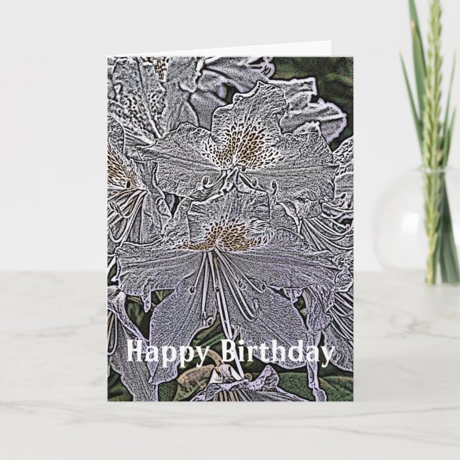 CARTE RHODODENDRONS (Devant)