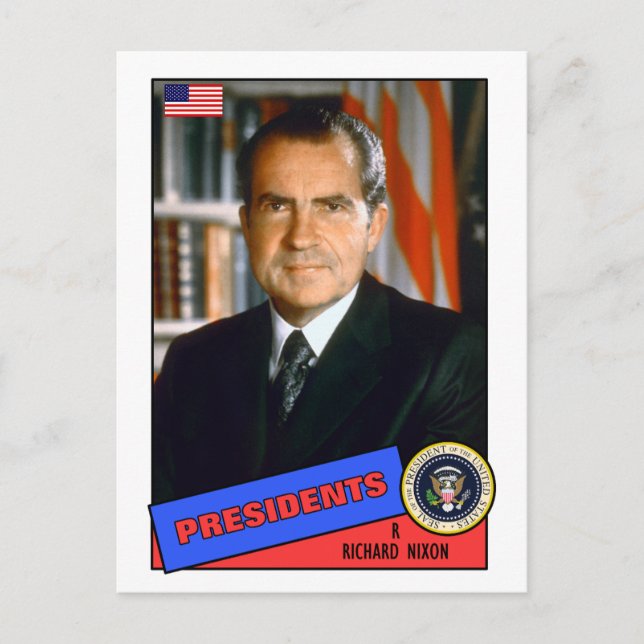 Carte Richard Nixon de baseball (Devant)