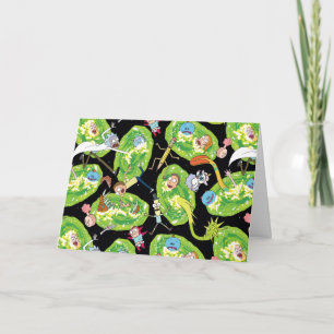 Carte RICK AND MORTY™   Falling Through Portals Pattern