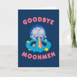 Carte RICK ET MORTY™ Goodbye Moonmen