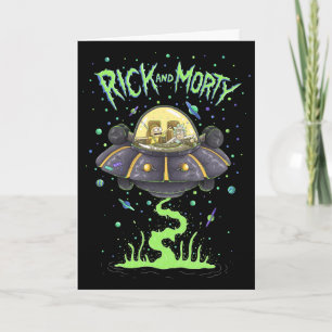 Carte RICK ET MORTY™   Graphique de vol spatial illustré