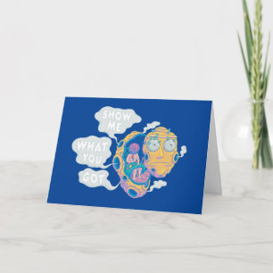 CARTE RICK ET MORTY™   MONTRE-MOI CE QUE TU AS