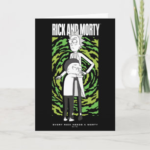 Carte RICK ET MORTY™ Morty Hugging Rick