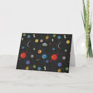 Carte RICK ET MORTY™   Motif spatial