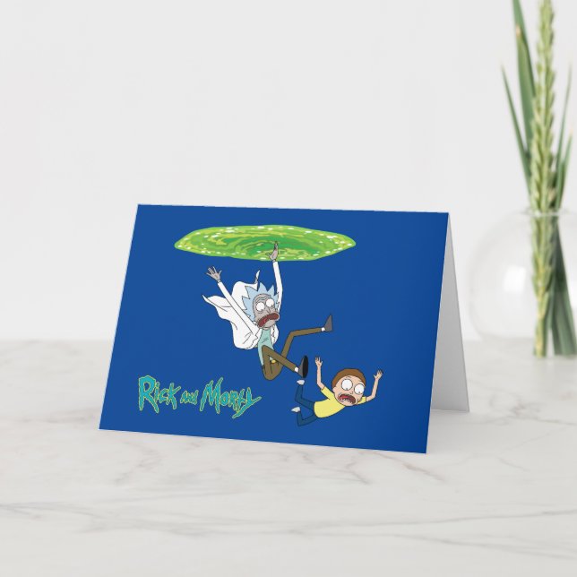 Carte RICK ET MORTY™ | Sortie du portail (Devant)