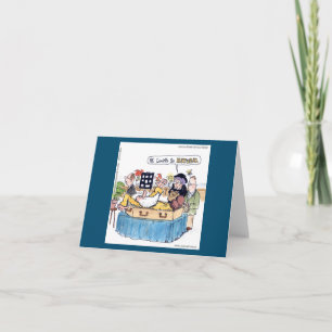Carte Rick London Funny Vieux Hippie comique funéraire