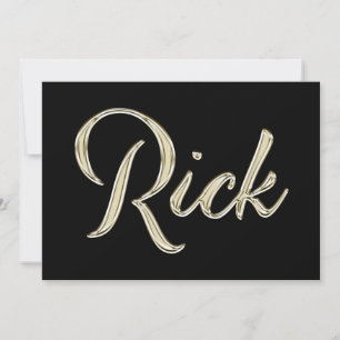 Carte Rick White Gold
