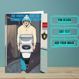 Carte Rien à faire sur Funny Police Anniversaire