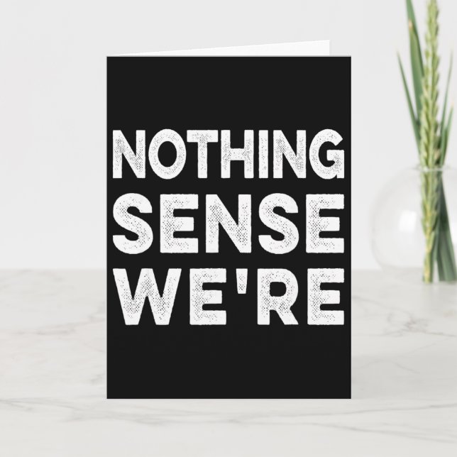 Carte Rien ne fait sens quand les couples sont éloignés (Devant)