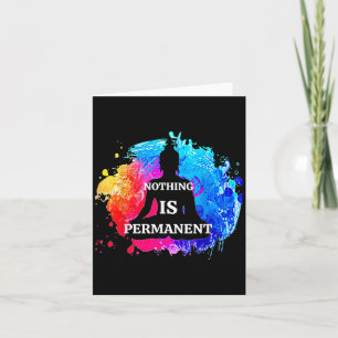 Carte Rien N'Est Permanente Bouddhisme Méditation Bouddh