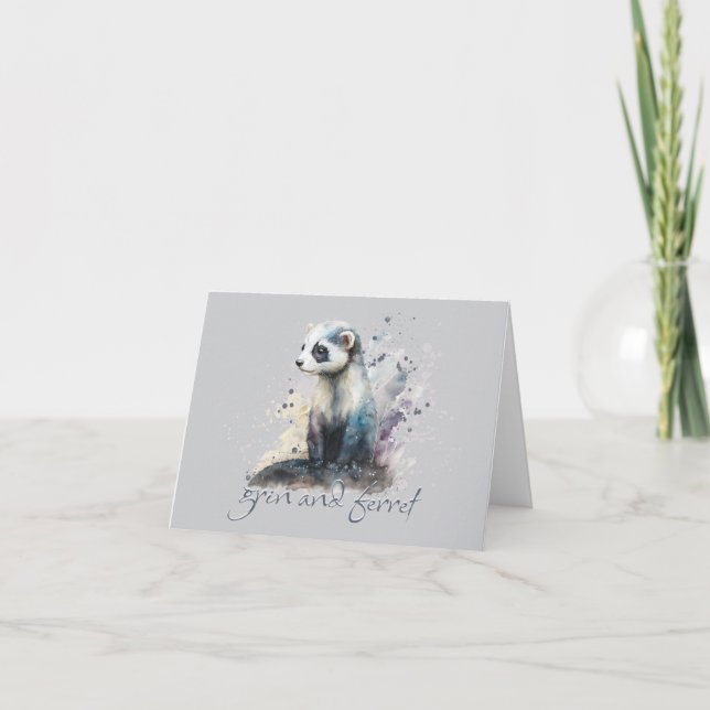 Carte Rire et Punition Furet (Devant)