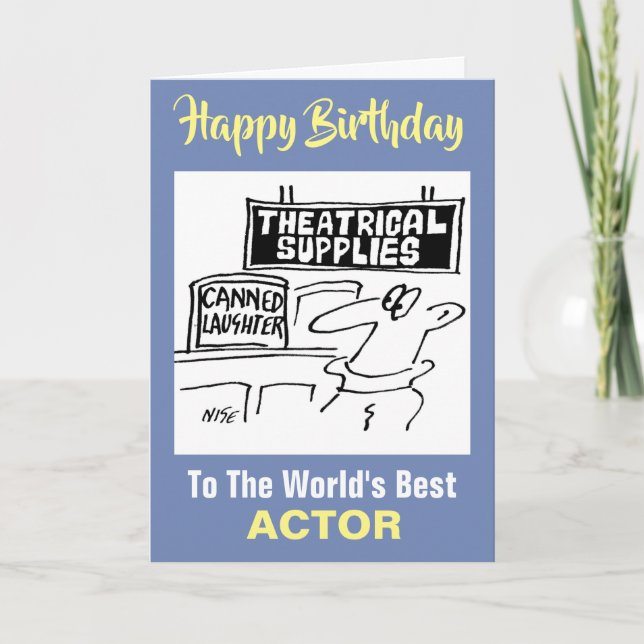 Carte Rires en conserve vendues dans le magasin (Devant)