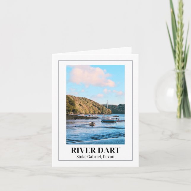 Carte River Dart, Stoke Gabriel, Devon (Devant)
