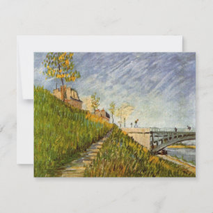 Carte Rives de la Seine, Pont de Clichy par Vincent van 